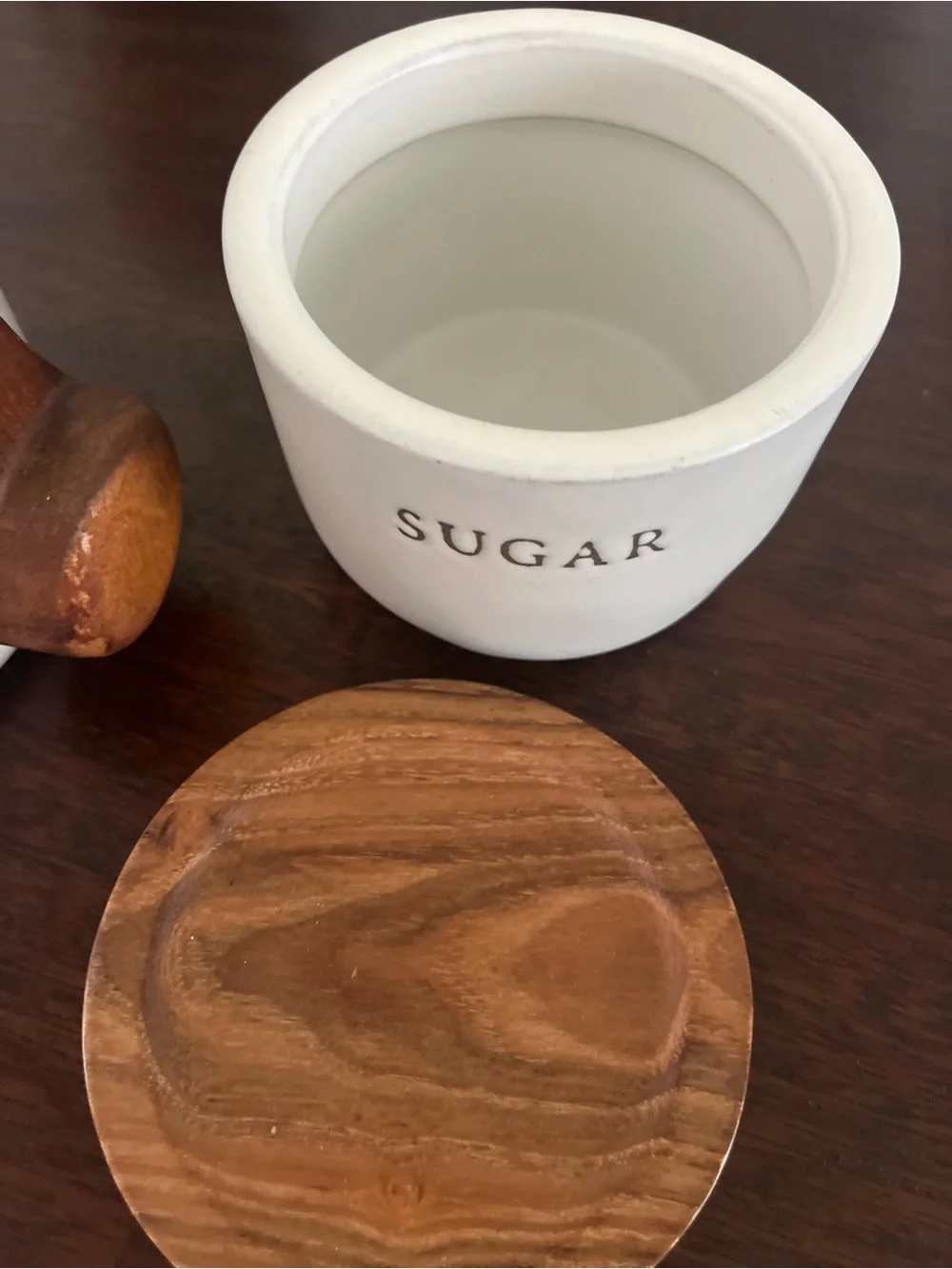 Kitchen Decor- Coffee w/spoon and sugar bowls.